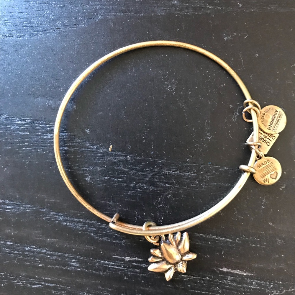 Alex and Ani Lotus flower bracelet